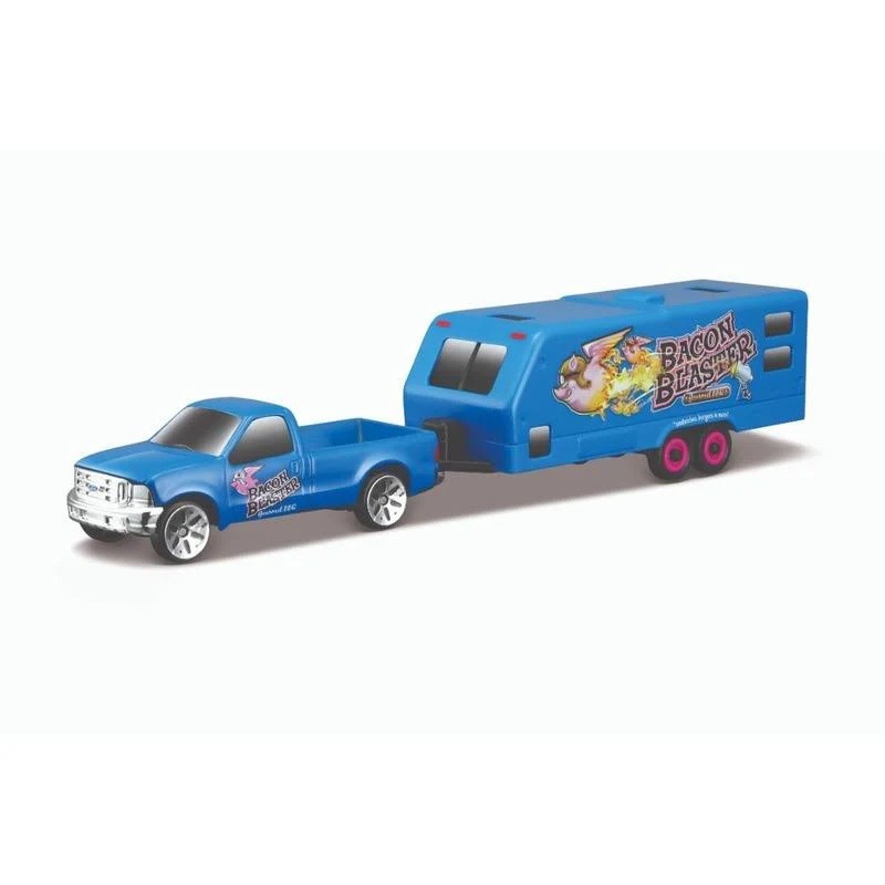 Miniatura Heartland Haulers Ford F350 Super Duty + Trailer- 1:64