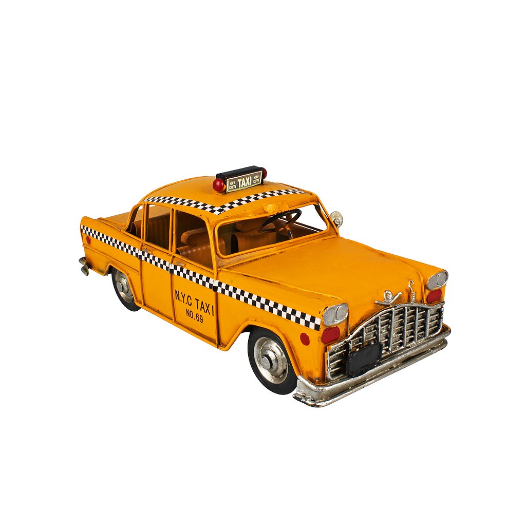 Miniatura Taxi Nova York NYC 69 Escala 1/18 Verito - Minisclub