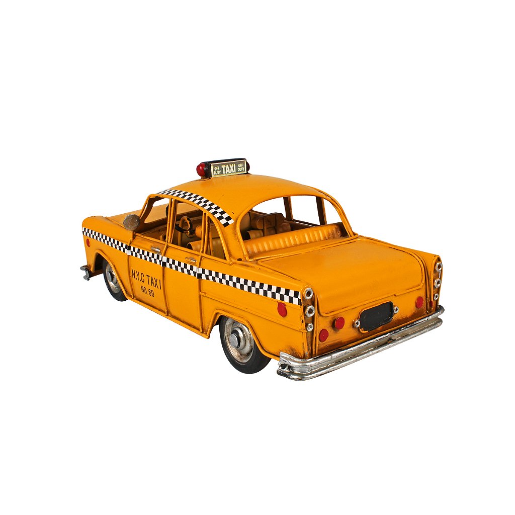Miniatura Taxi Nova York NYC 69 Escala 1/18 Verito - Minisclub