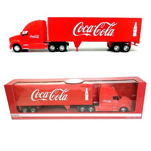 Caminhão Coca Cola Marca Guisval Custom Scania Em Plástico E Metal Novo  Escala 1.64 Tamanho 7cm