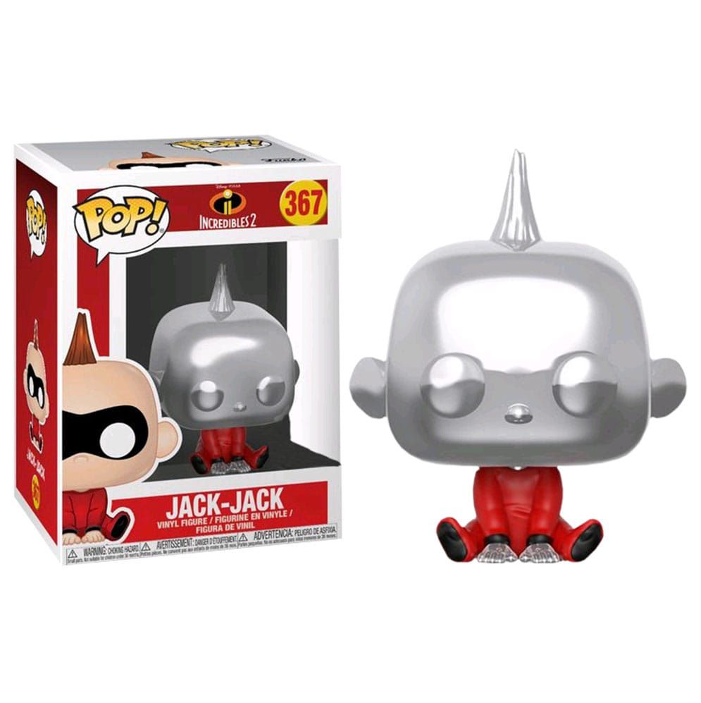 Boneco Pop Funko! Os Incriveis 2 Ze Ze Jack Jack Cromado 367