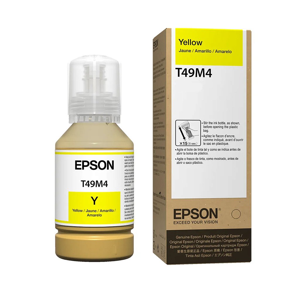 TINTA EPSON T49M4 AMARELO | SURECOLOR F570 F170 ORIGINAL 140ML