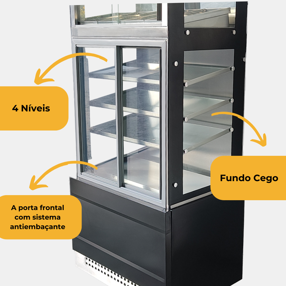 Parte refrigerada Vitrine Conjugada
