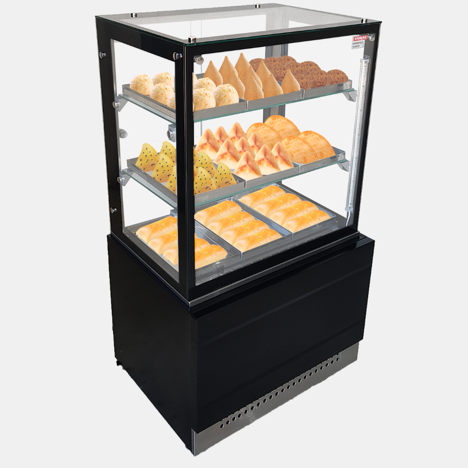 Vitrine Estufa Linha Prime Preta 0,70m
