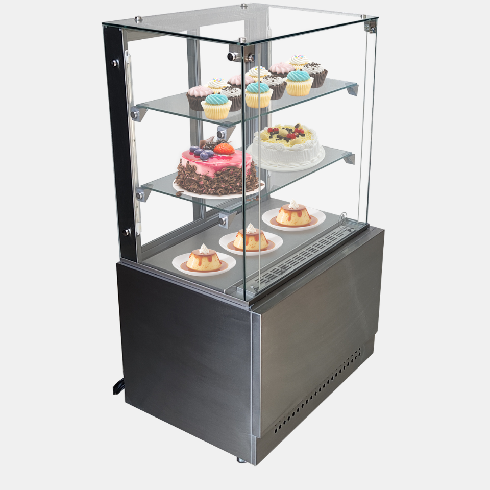 Vitrine refrigerada Linha Glass Inox 0,70m