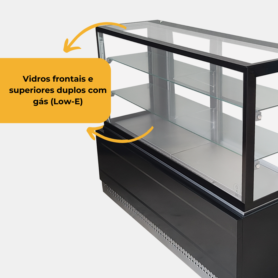 Sistema de vidros duplos com gás Low-E