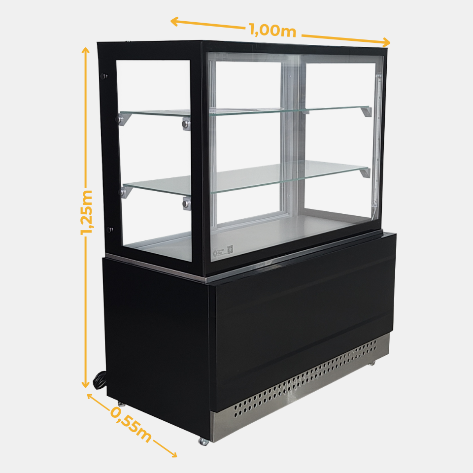 Medidas da vitrine Seca Linha Prime 0,70m