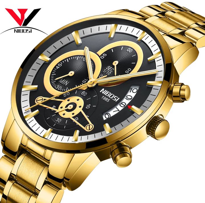 Relógio nibosi blindado inóx funcional magnata relógios e acessórios -  Magnata Relógios e Acessórios, onde você encontra relógios e acessórios por  preços incríveis.