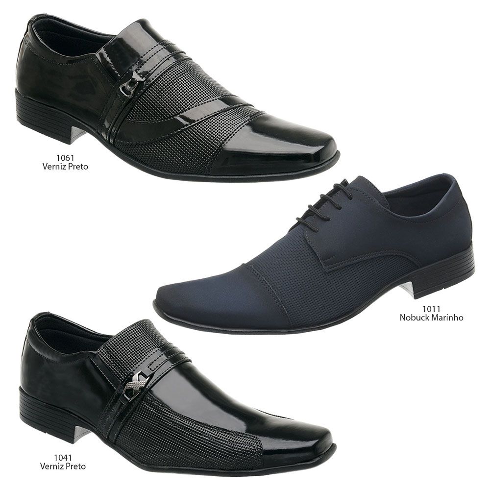 Kit 3 Pares de Sapato Social Masculino Style | Pietro Vitalle - Pietro  Vitalle Shoes - Calçados e Acessórios