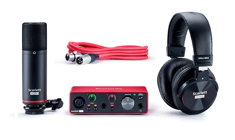 Interface De Áudio Scarlett Solo Studio De 3 Gen - Focusrite