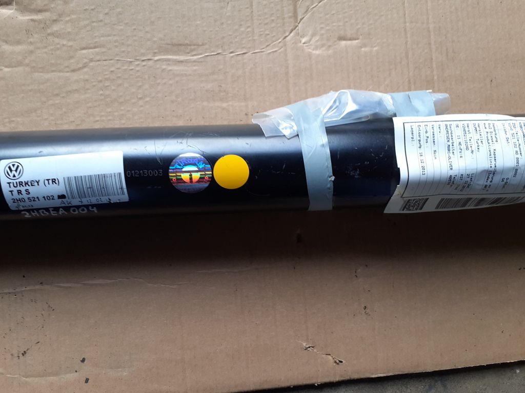 Eixo Cardâ Cardan Novo e Completo Amarok 13/17 Automática 2h0521102ar  Original Volkswagem - HAPPIN PARTS