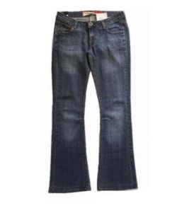 calça jeans flare animale