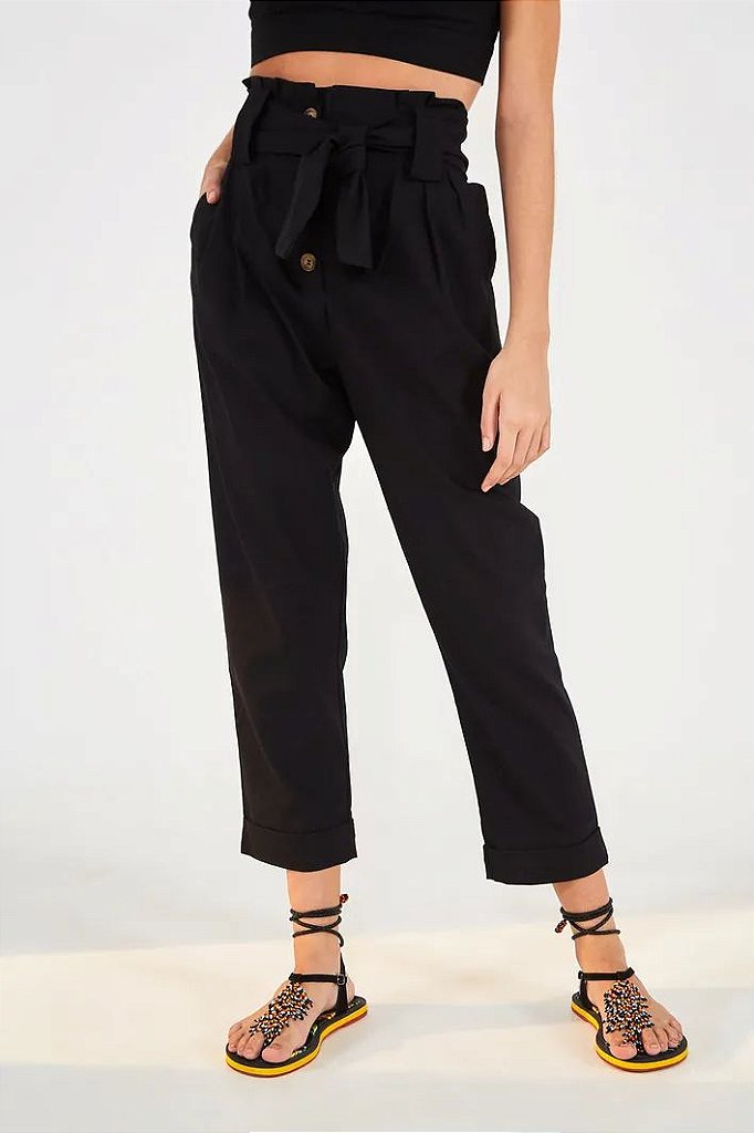 calça clochard cenoura