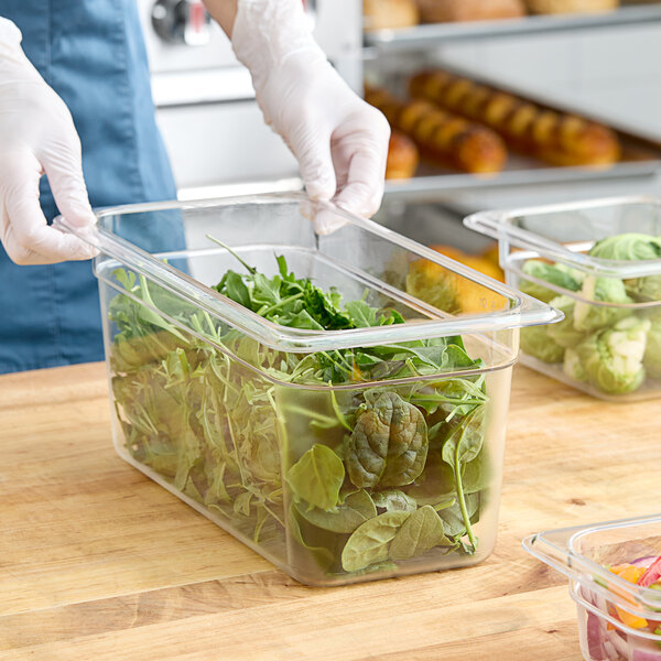 Cubas gastronômicas GN Cambro para armazenar e organizar ingredientes