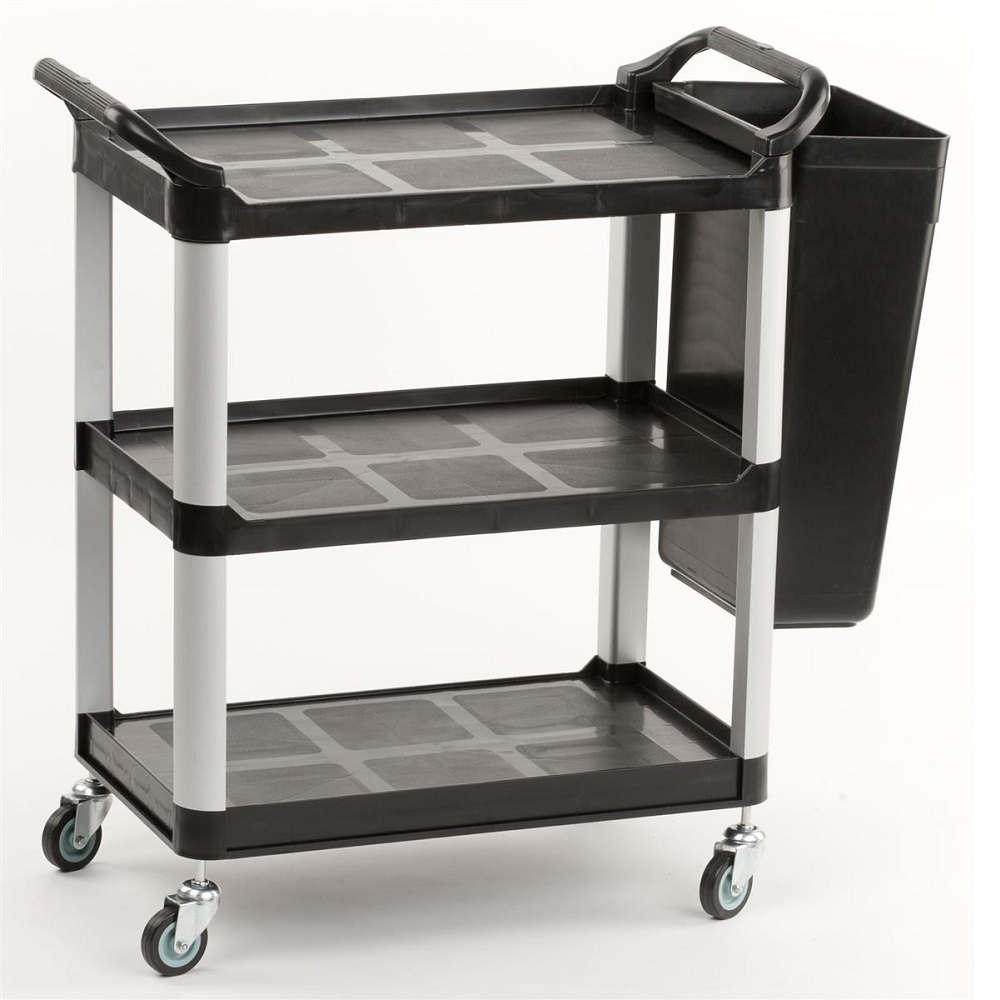 Lixeira 30 Litros Carrinho de Serviço Cambro BC331KDTC110