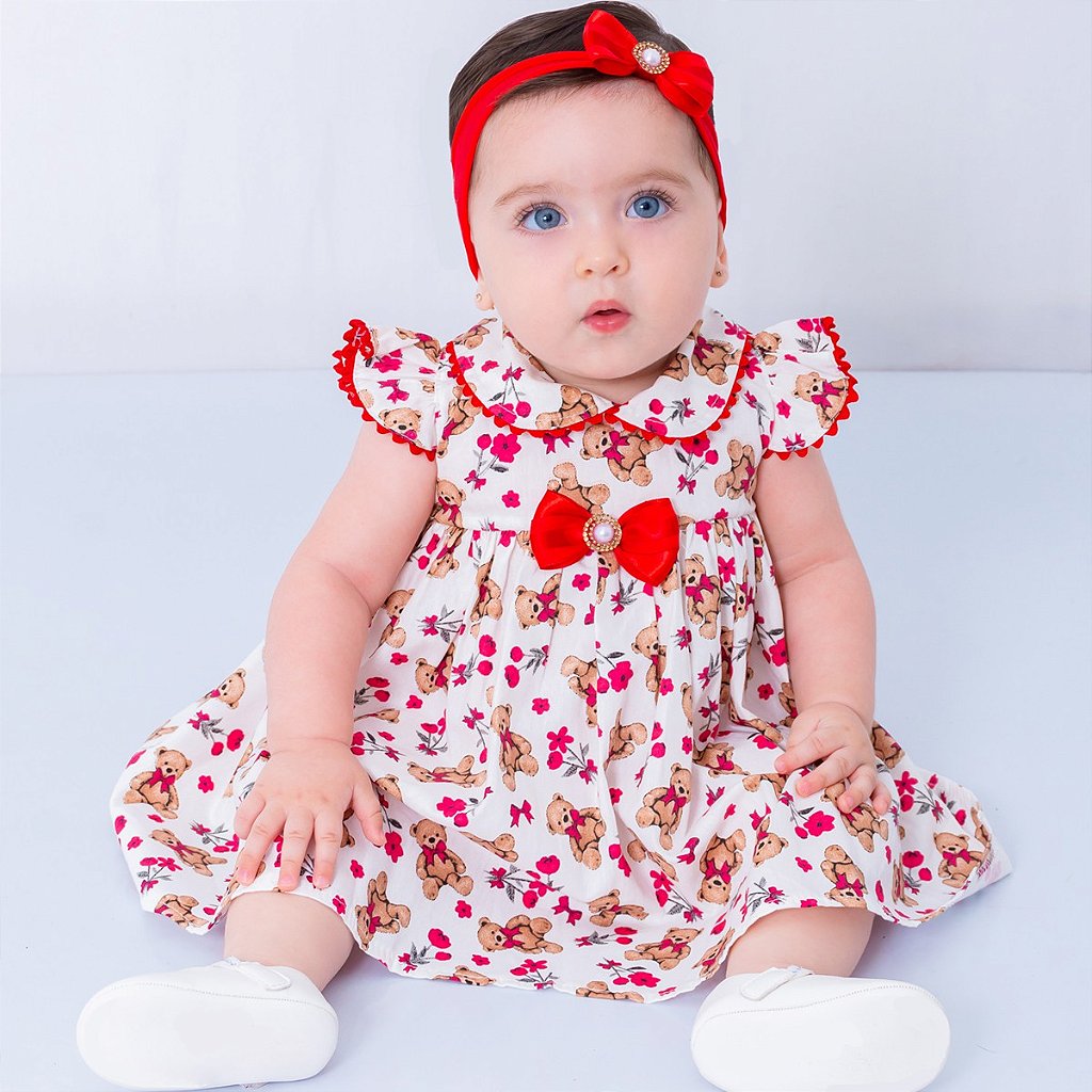 Vestido Branco Bebê Tule Princesa - Baby Mamute - Roupas para bebês e  crianças