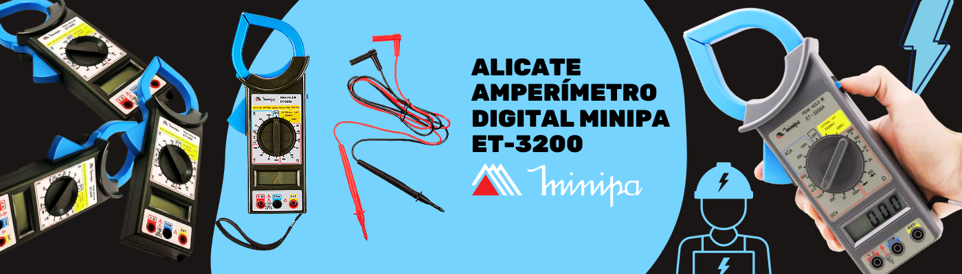 Alicate amperímetro digital ET-3200
