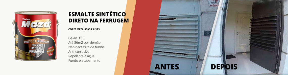 ESMALTE DIRETO NA FERRUGEM