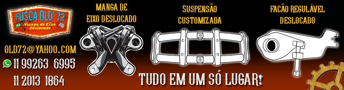 Catraca Mexicana Fusca Pivô Old 72 Manga De Eixo Deslocado