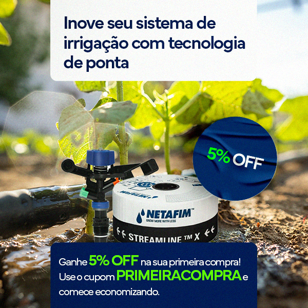 5% de desconto na primeira compra usando o cupom