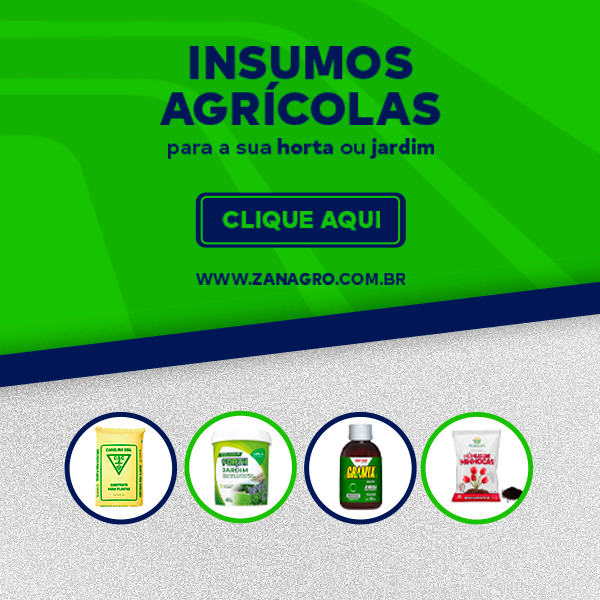 banner insumos agrícolas para sua horta ou jardim