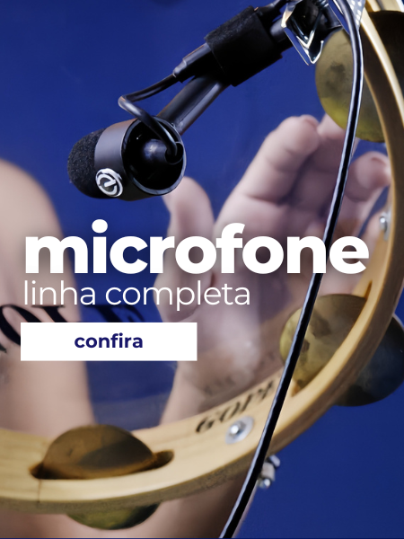 Microfone vitrine-mini