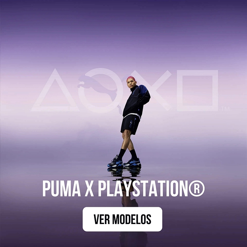 Banner Puma Playstation vitrine-lancamento