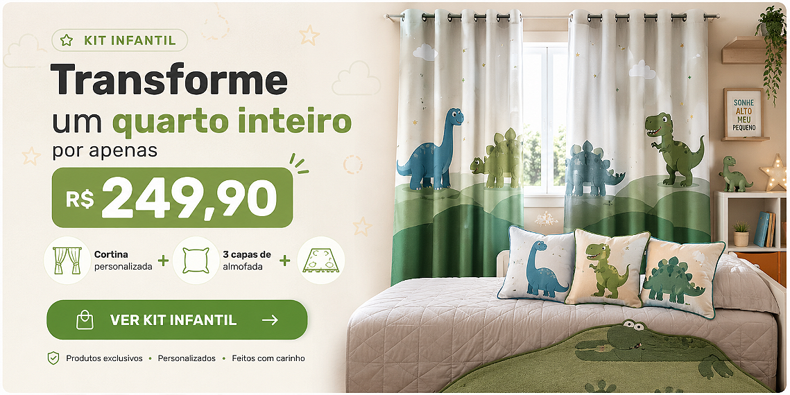 Transforme um quarto inteiro por R$249,90