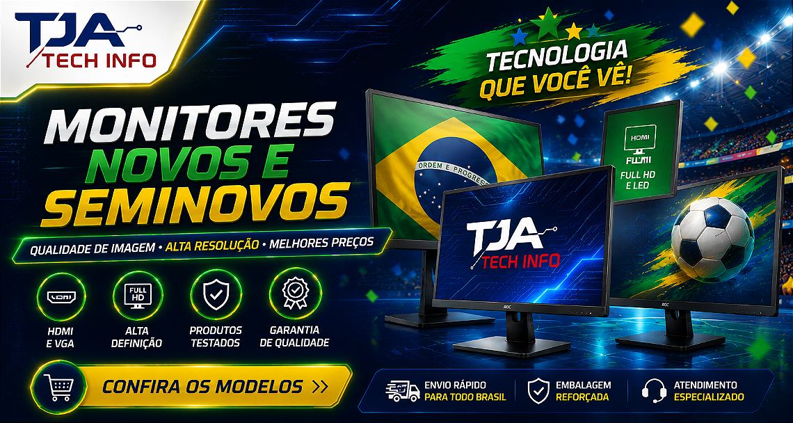 Monitores Novos e Seminovos