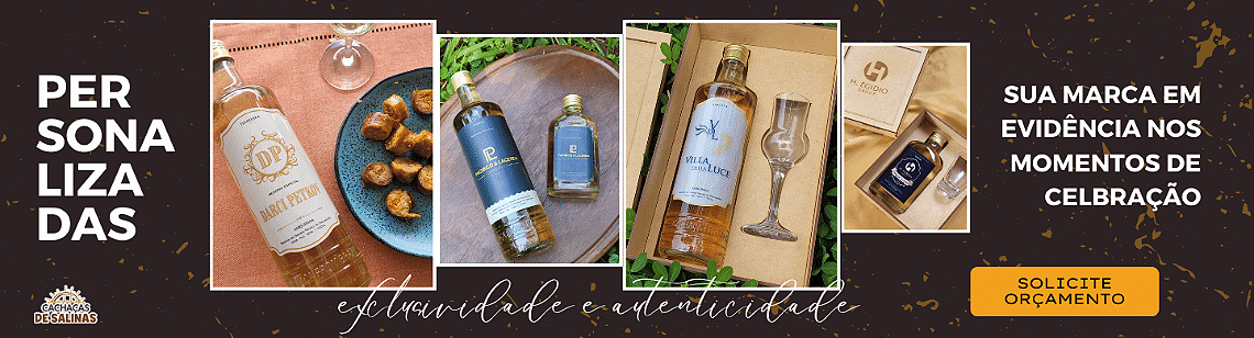 Cachaças personalizadas