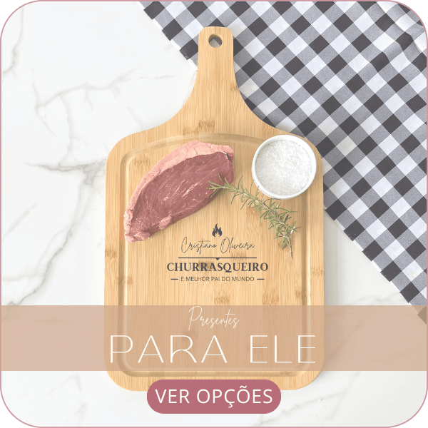 Presente para ele vitrine-mini