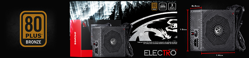 Fonte 550W bronze - PCYES