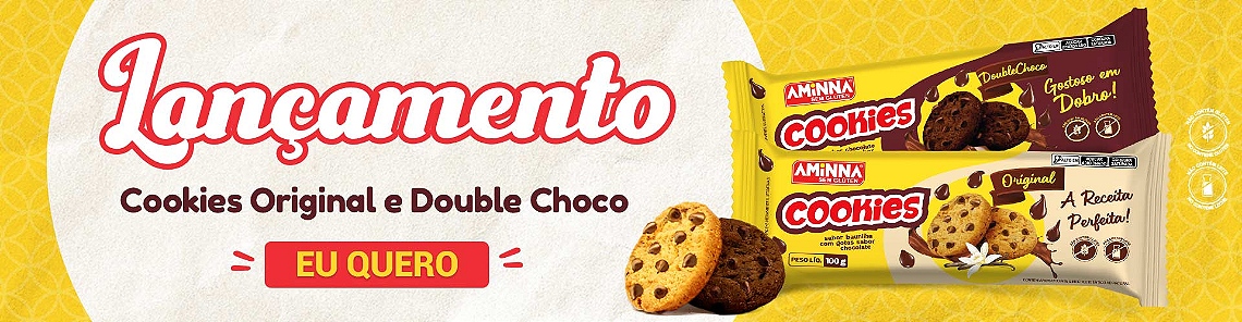 LANÇAMENTO COOKIES ORIGINAL E DOUBLECHOCO