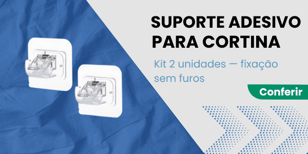 Mini banner Suporte Cortina Adesivo 2un - Bravio Variedades vitrine-mini