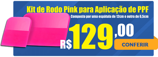 Rodo pink para PPF vitrine-mini