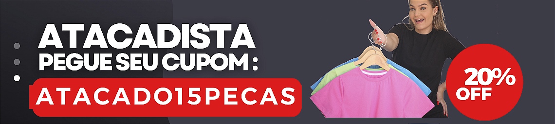 Cupom ATACADO15PECAS