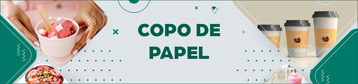 Copo de Papel Vitrine