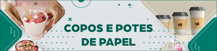 Copos e potes de papel