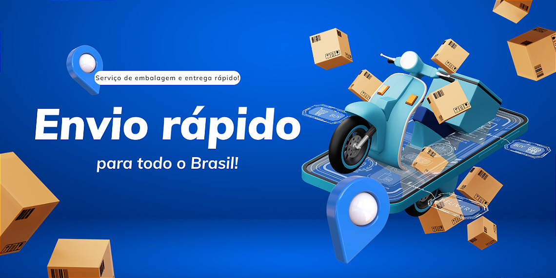 Envio para todo o Brasil