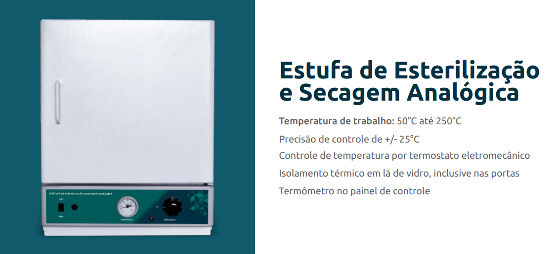 Estufa de esterilização