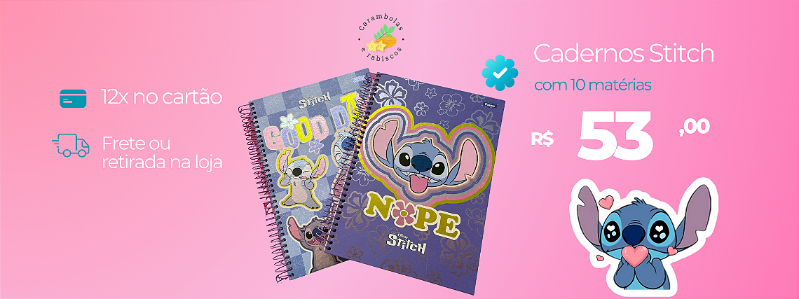 Cadernos Stitch
