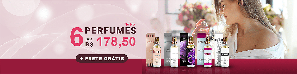 Promoção 5 perfumes Categorias
