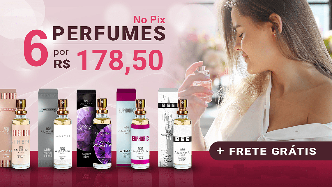 Promoção 5 perfumes Categorias mobile