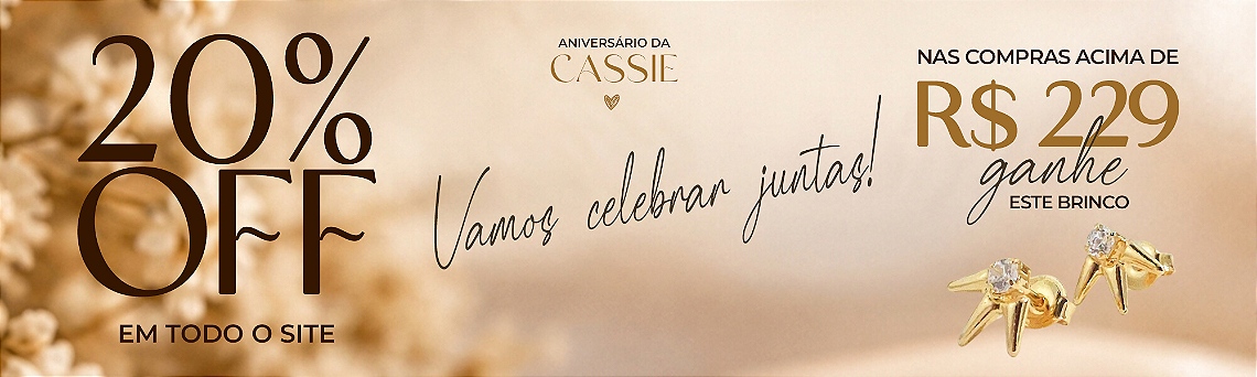 Aniversário da Cassie vitrine