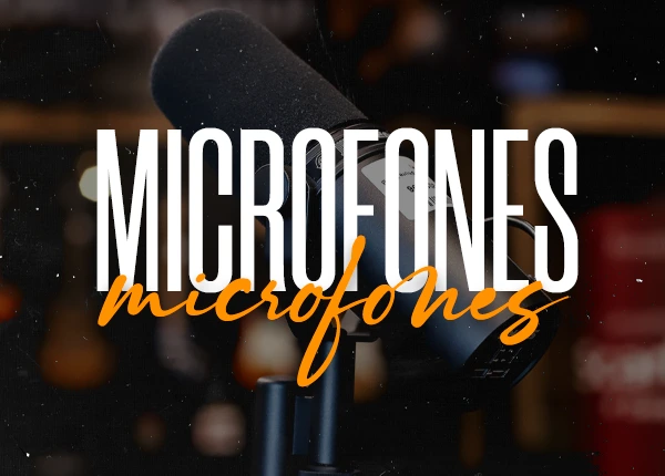 Microfones vitrine-mini