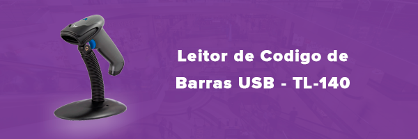 Mini Banner Leitor de Codigo de Barras Usb - Tl-140 - vitrine-mini