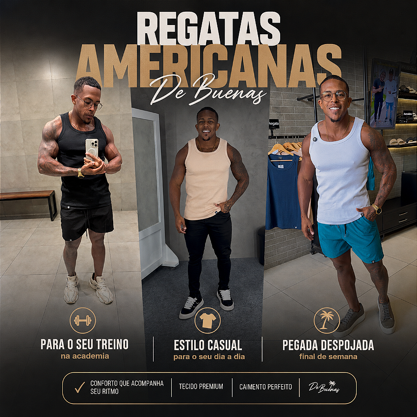 Categoria Kit 2 Regatas Americanas interno PC 33 mobile