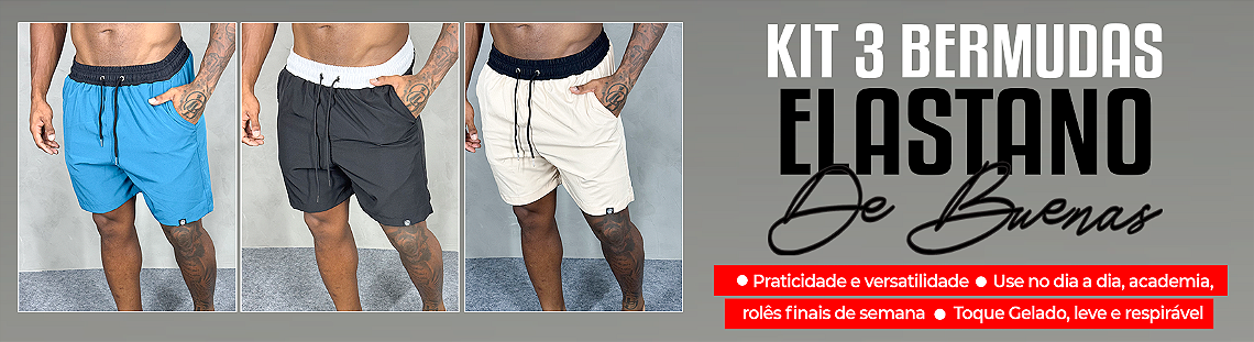 Categoria Kit 3 Bermudas Linho interno PC 38