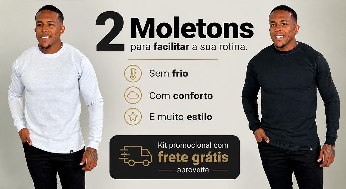 Banner Categoria interno Kit 2 Blusões Moletom inverno PC 54