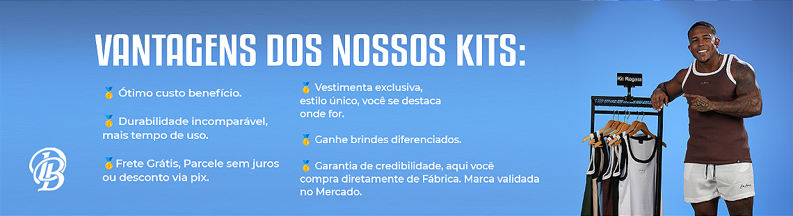 Banner Categoria interna Kit 2 Regatas Americanas PC 34